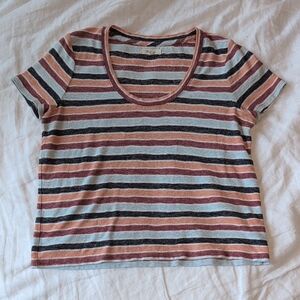 Madewell Multicolor Striped Short Sleeve Tee